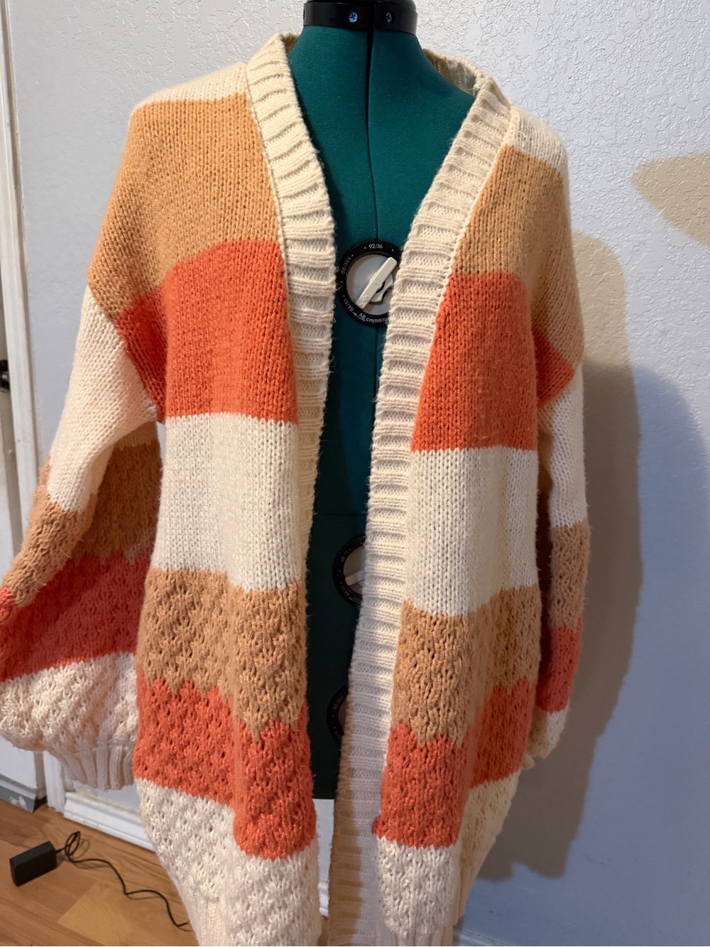 Chicwish Chunky Knit Sweater Cardigan L/XL